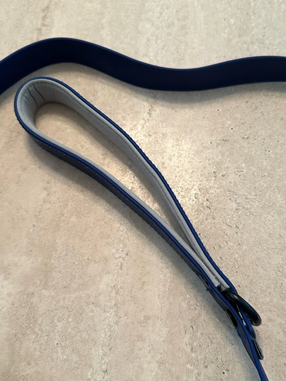 BarkBox Navy Blue Walk Kit: Waterproof Leash + Travel Bowl & Poop Bag Holder Set